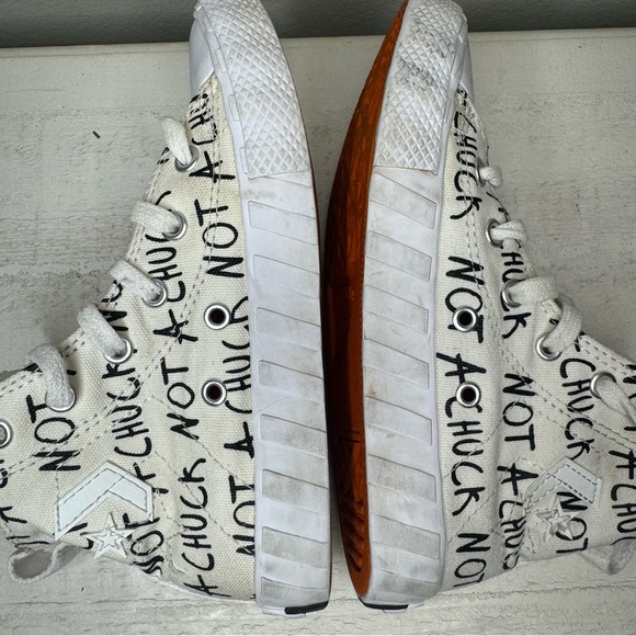 CONVERSE Chuck Taylor Sneakers 70 Hi UNT1TL3D Egret/White/Mandarin Youth Size 1 - Picture 8 of 10
